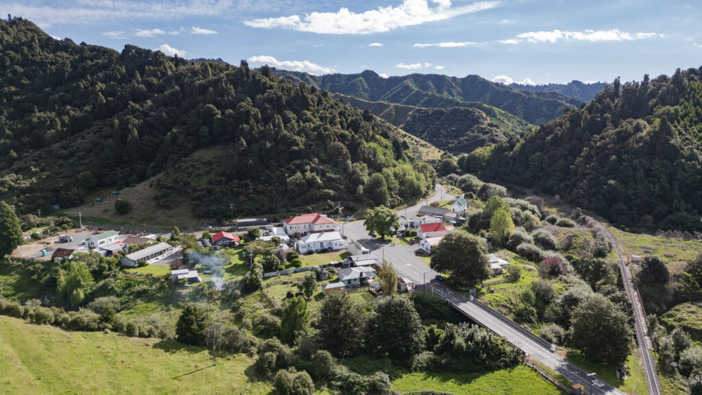 Whangamomona Hotel_Aerial_Forgotten World Adventures-53