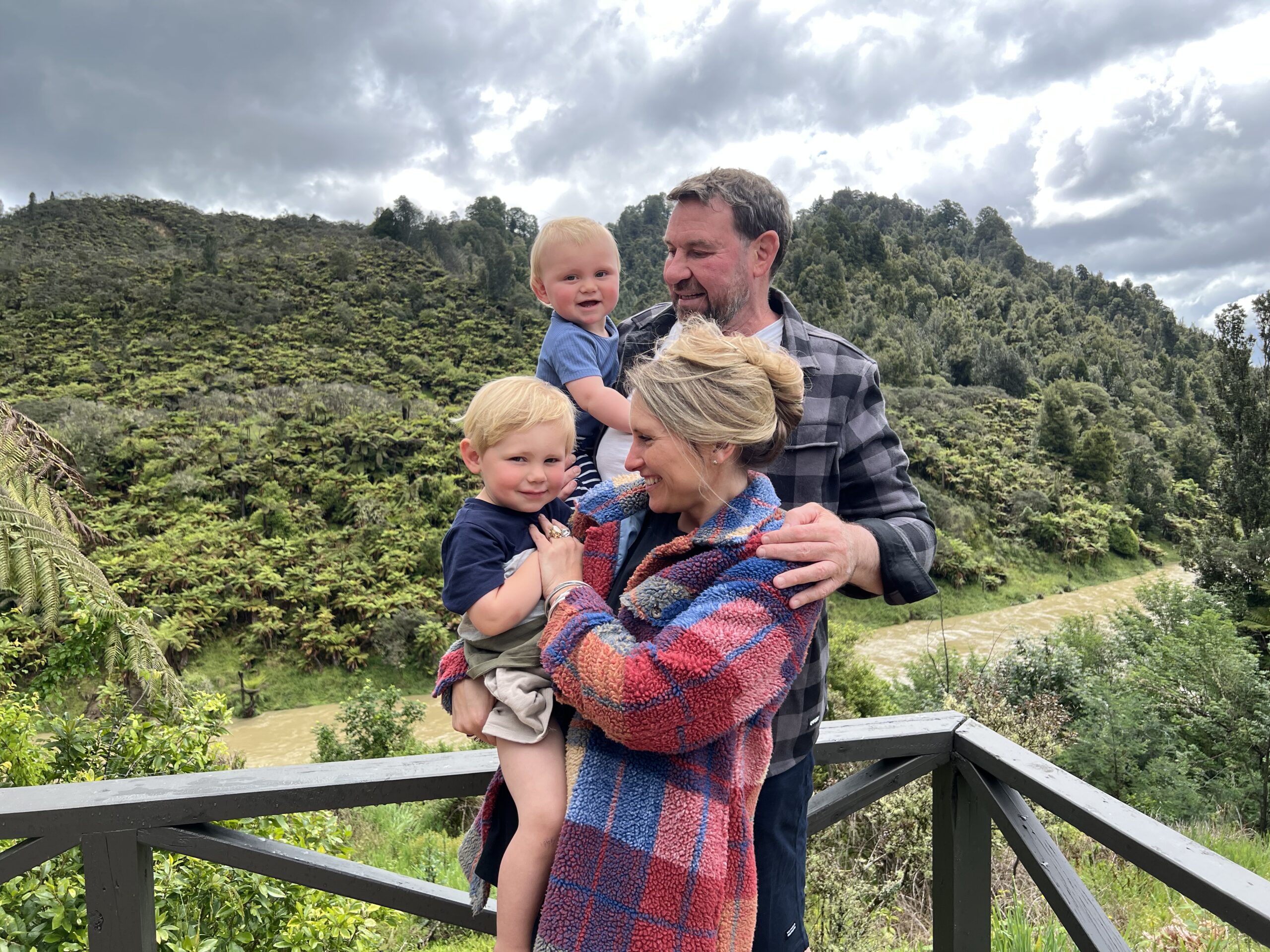 Laura Grant Harrison Cameron at Blue Duck Station on the banks of the Whanganui River scaled